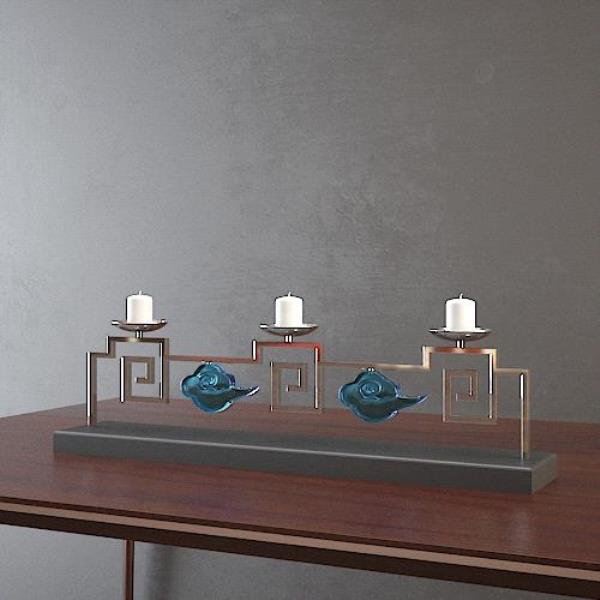 مدل سه بعدی شمعدان